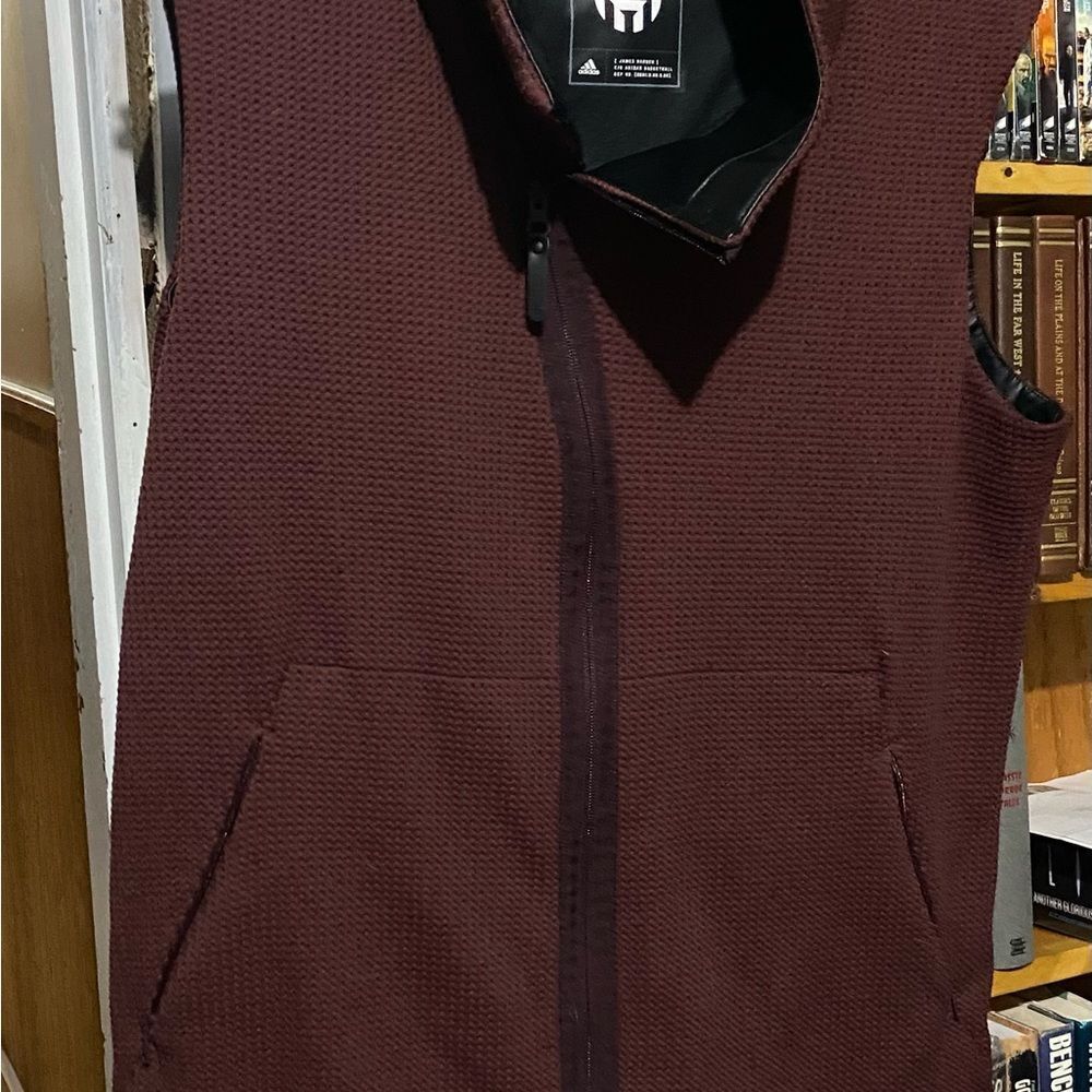 NEW Adidas Harden Men's Sleeveless Jacket  Basketball Red CF1092 Size LARGE